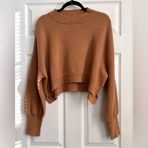 Free People Easy Street Crop Pullover Sweater